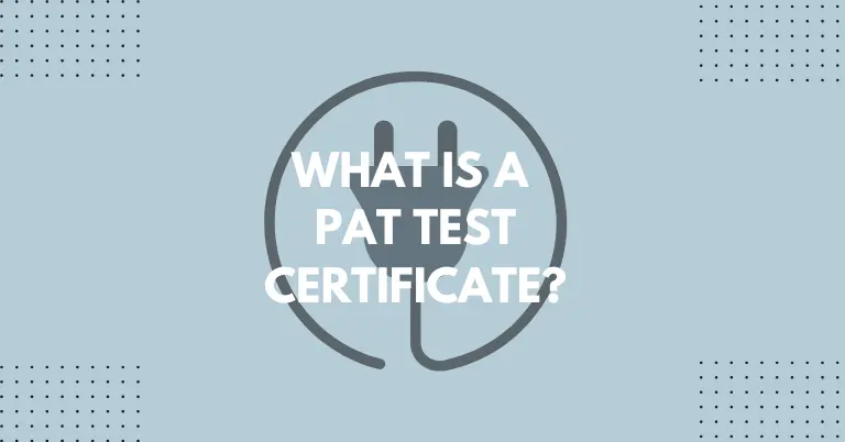 what is a pat test certificate