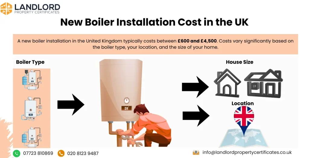 new boiler installation cost