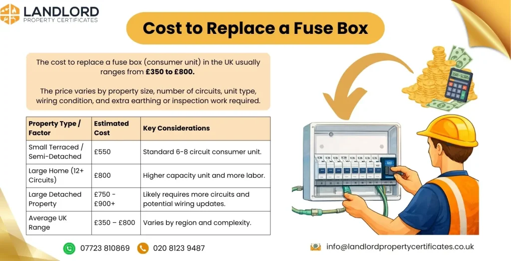 cost to replace a fuse box
