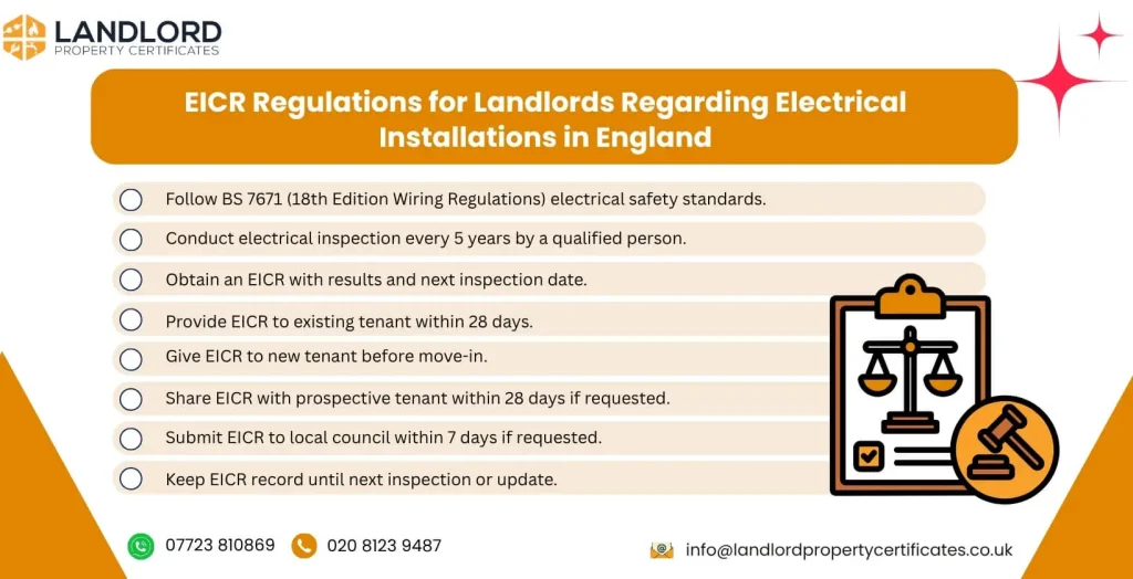 electrical installations eicr regulations
