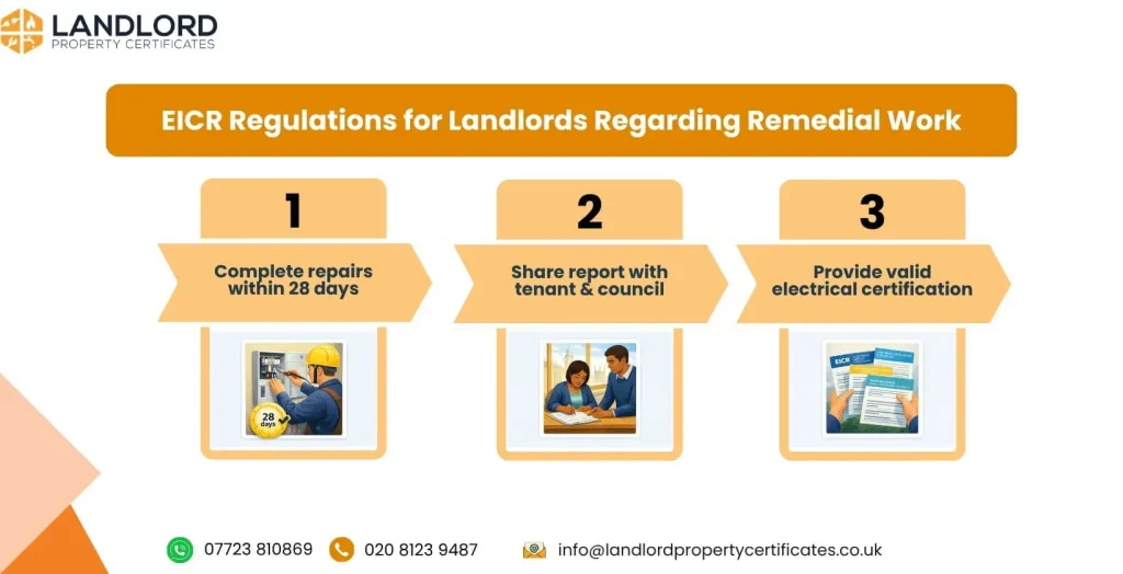 remedial work eicr regulations
