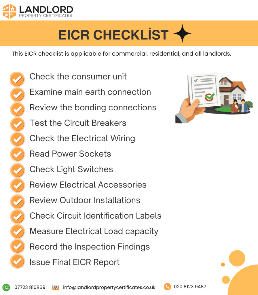 EICR Checklist for Domestic Properties, Commercial Properties, and Landlords 3 EICR checklist 1