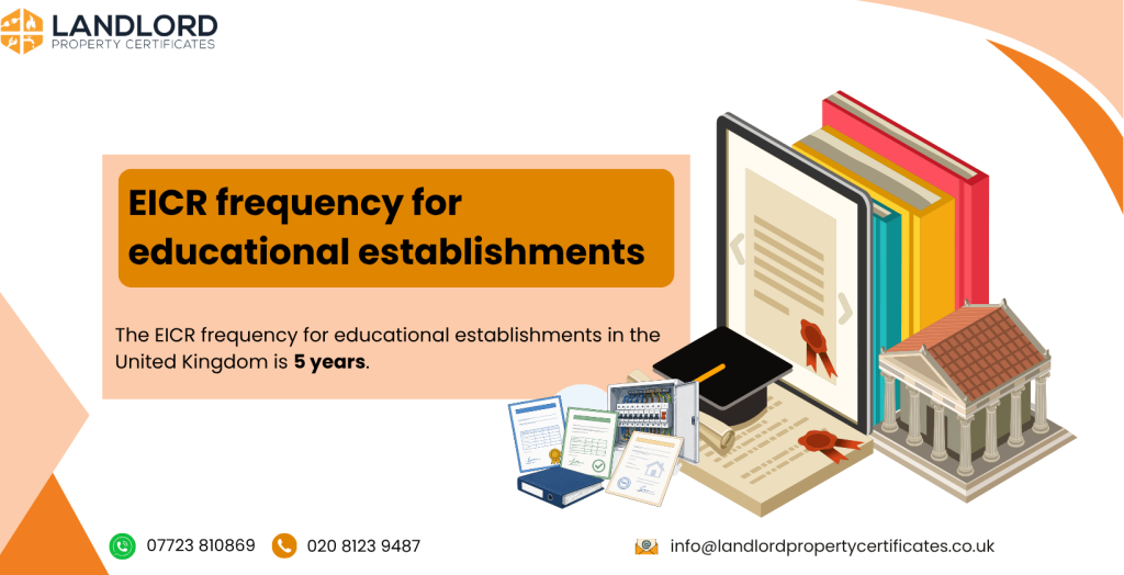 EICR Frequency: How Often Landlords Should Perform EICR? 8 eicr frequency educational establishments