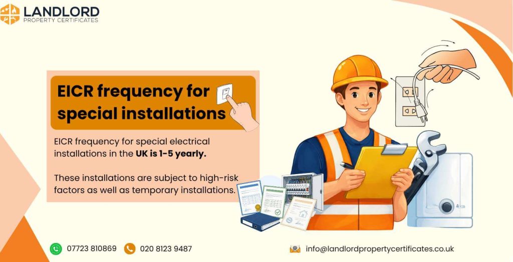 EICR Frequency: How Often Landlords Should Perform EICR? 10 eicr frequency special installation