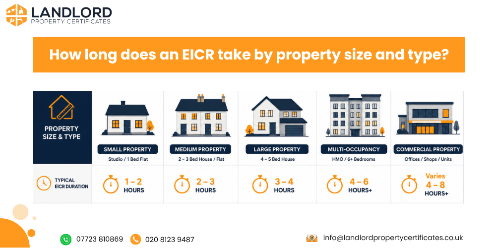 eicr property size type duration