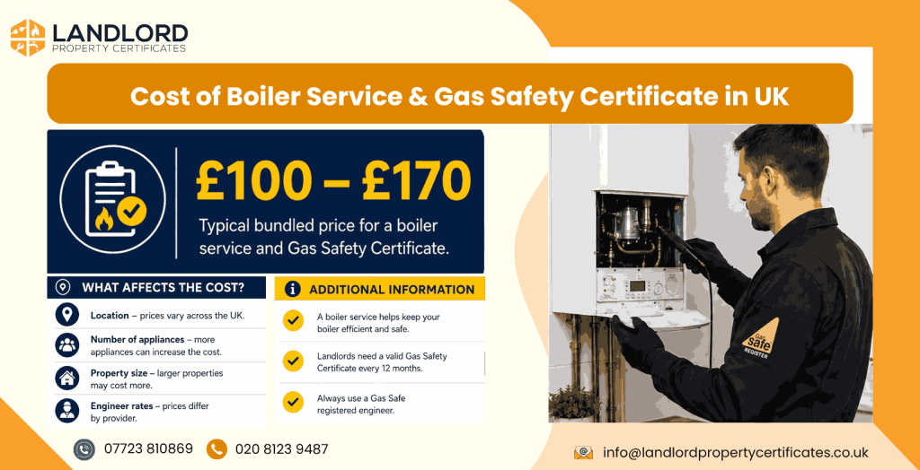 boiler service and gas safety certificate cost