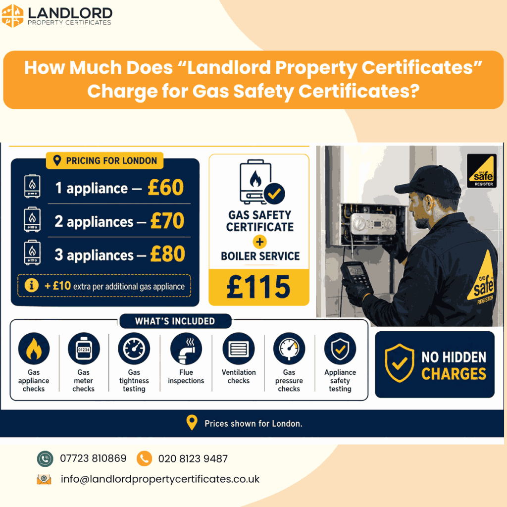 landlord property certificates charges