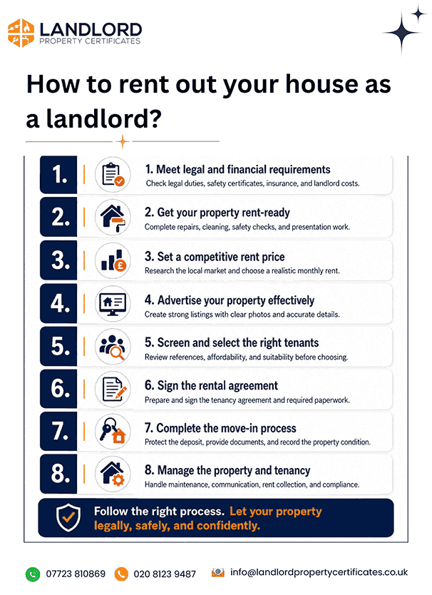 rent out your house as landlord